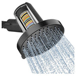 5.5" High Pressure Filtered Shower Head With 20-Stage Filter (2 Colors)
