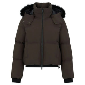 Women's Nyluxe Misti Shearling Trim Puffer