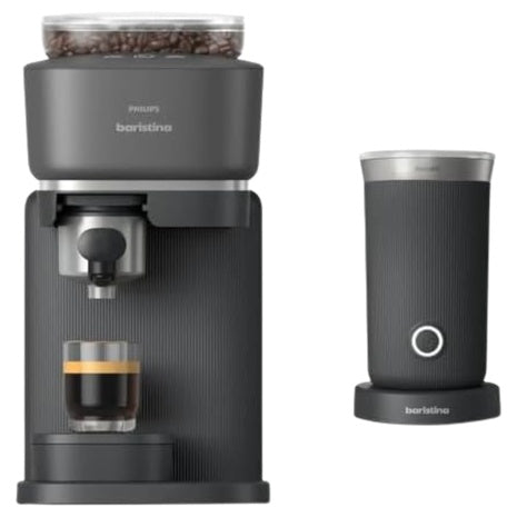 Philips Baristina Automatic Espresso Machine & Milk Frother Bundle