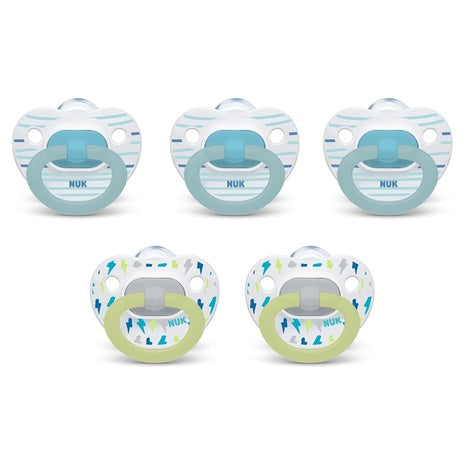 5-Pack NUK First Choice Classic Baby Pacifiers
