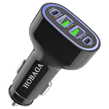 4-Port 45W Fast Car Charger