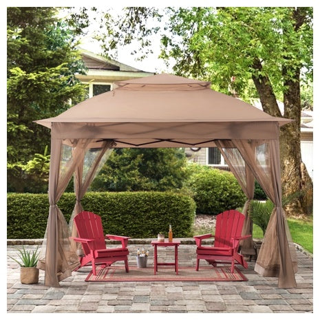 11x11 Pop-Up Patio Gazebo with Netting