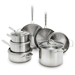 11-Piece GreenPan Stainless Steel Cookware Set