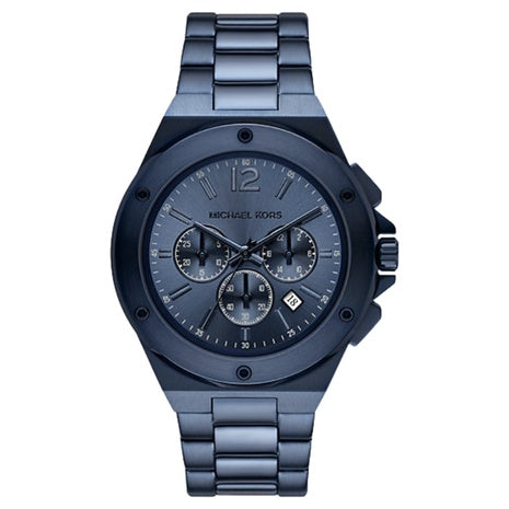 Michael Kors Men's Oversized Lennox Blue Tone Watch