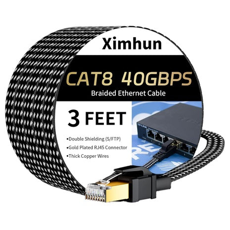 3 Feet Cat 8 Ethernet Cable