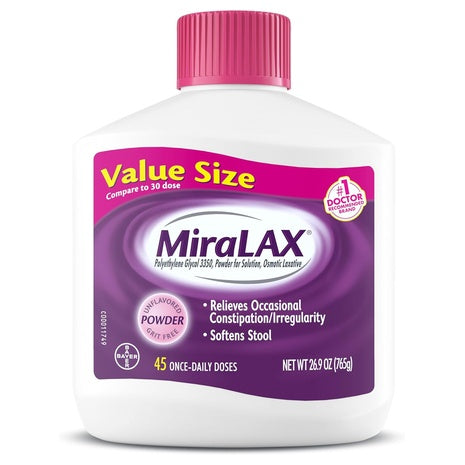 MiraLAX Gentle Constipation Relief Laxative