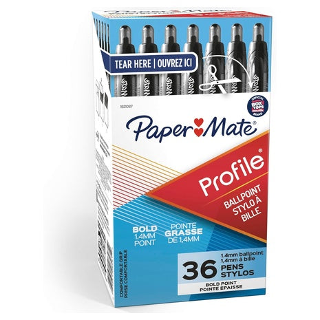 36 Paper Mate Profile Ballpoint Pens