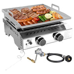 Cowsar 16K BTU 2-Burner Portable Tabletop Grill