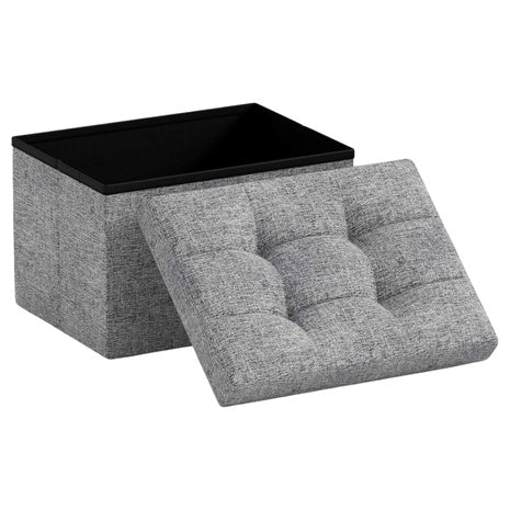 Ornavo Home Collapsible Small Rectangle Footrest Storage Ottoman