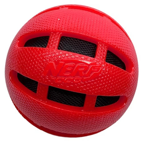 Nerf Dog Checker Crinkle & Squeak 3.8 Inch Ball