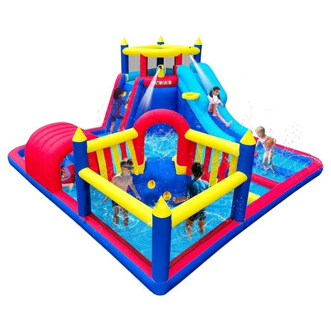 15’ x 15’ Inflatable Water Slide Park with Blower