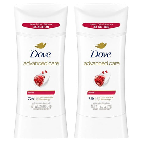 2-Pack Dove Women’s Advanced Care Deodorant