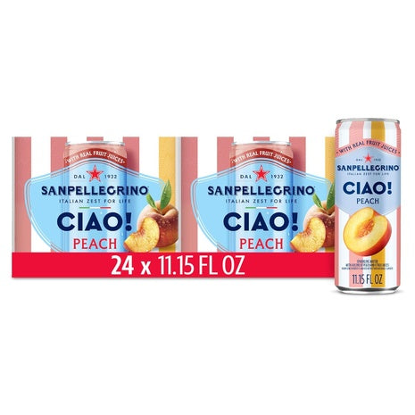 24 Cans of Sanpellegrino Ciao Sparkling Water