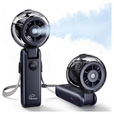 Rechargeable 5000mAh Handheld Misting Fan