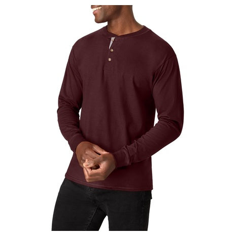 Hanes Men’s Henley Shirt