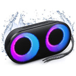 Waterproof Bluetooth Shower Speaker with LED Lights