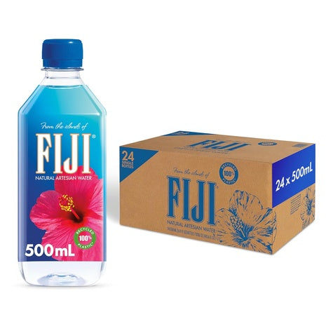 24 Bottles of FIJI Natural Artesian Water (16.9 Oz)
