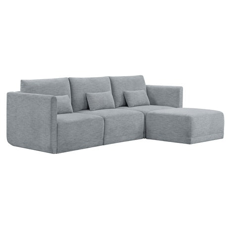 Sectional Sofa with Ottoman