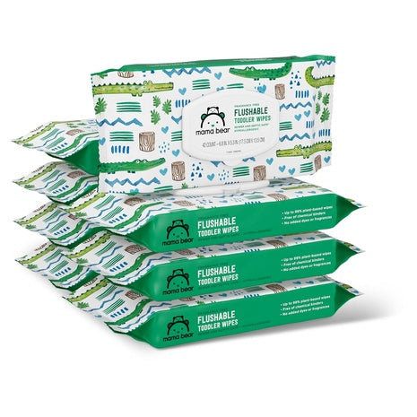 336 Amazon Brand Mama Bear Toddler Toilet Wipes