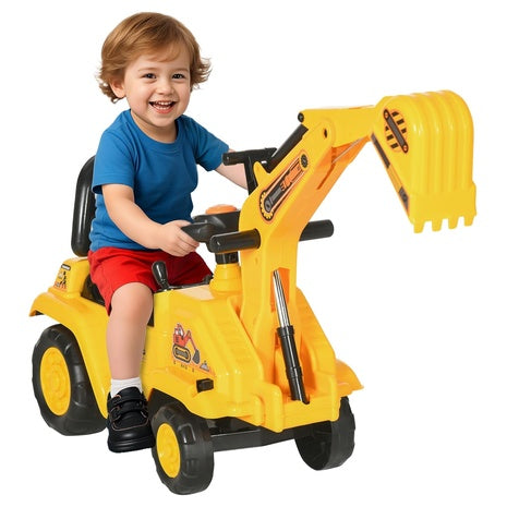 Kids Ride-On Excavator Toy