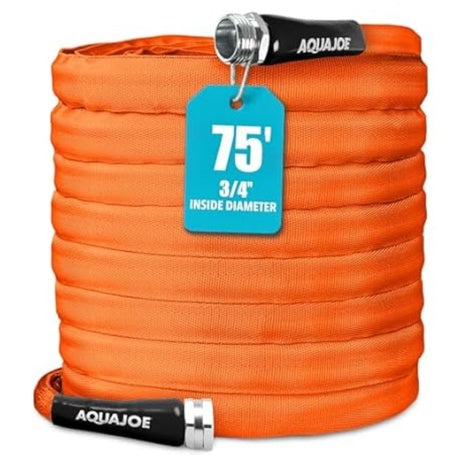 75ft Aqua Joe Contractor Grade FiberJacket Garden Water Hose