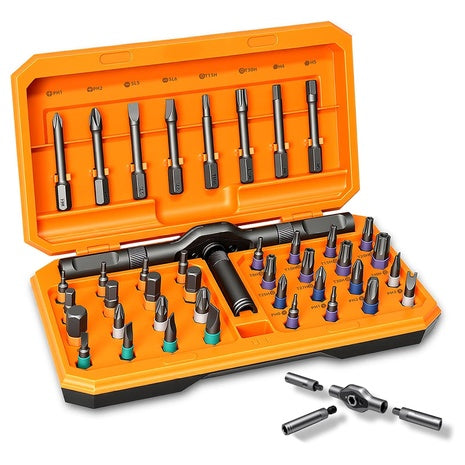 42-in-1 Magnetic Ratchet Screwdriver Kit
