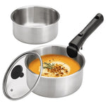 4-Piece Carote Stainless Steel Saucepan Set With Detachable Handle