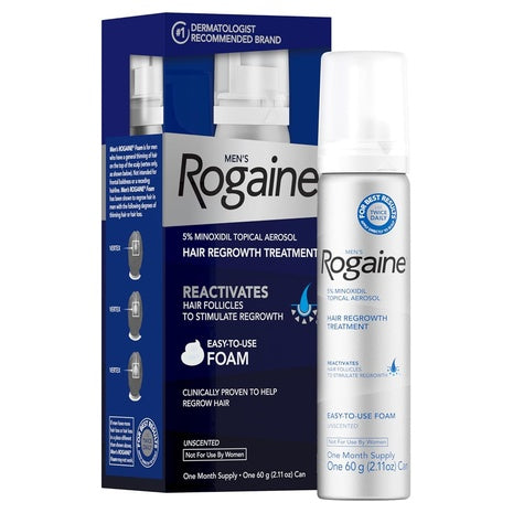 Men’s Rogaine 5% Minoxidil Topical Foam