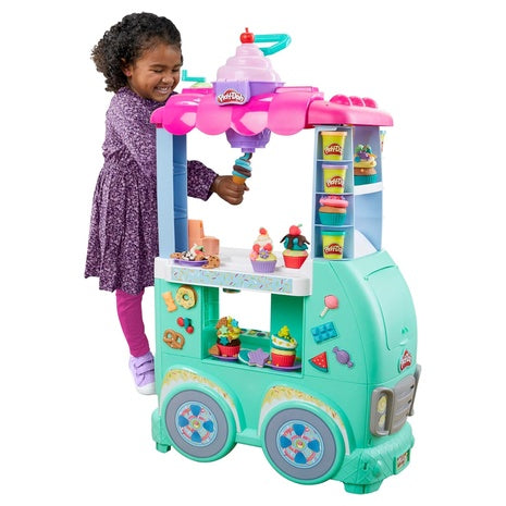 39-Piece Play-Doh Ice Cream Truck Toy Playset