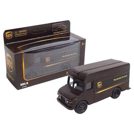 UPS Pullback Package Car Delivery Truck Toy