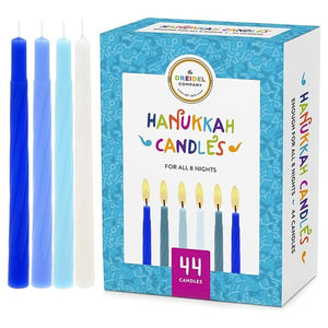 Chanukah Blue Toned Candles
