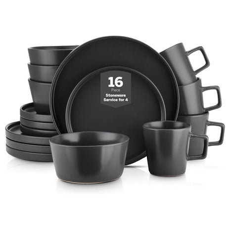 Stone Lain Celina 16-Piece Stoneware Dinnerware Set