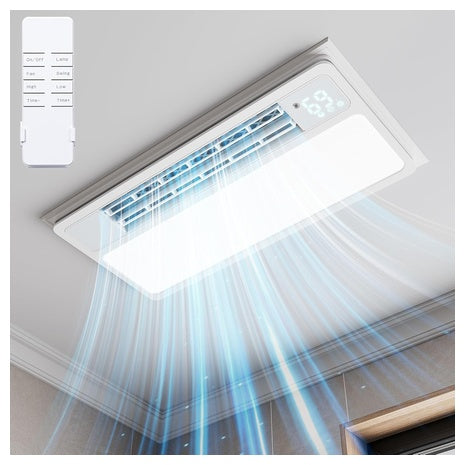 Ceiling Fan with Light, Remote & LED Display