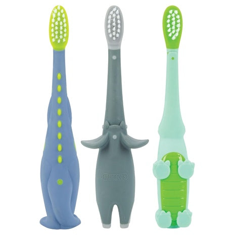 3-Pack Dr. Talbot’s Toddler Training Toothbrushes