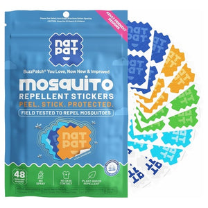 48-Pack Adults NATPAT BuzzPatch Mosquito Patches