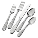 53-Piece Pfaltzgraff Garland Frost Flatware Set