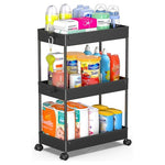3-Tier Rolling Storage Cart