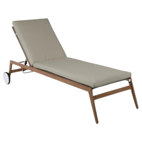 Meridian Furniture Maui Water Resisting Fabric Outdoor Patio Lounger