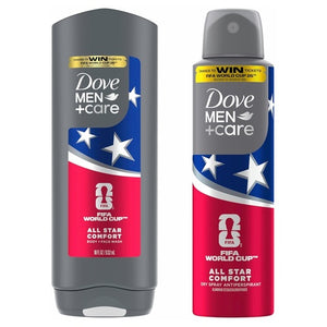 Dove Men Care FIFA Body Wash & Deodorant Set