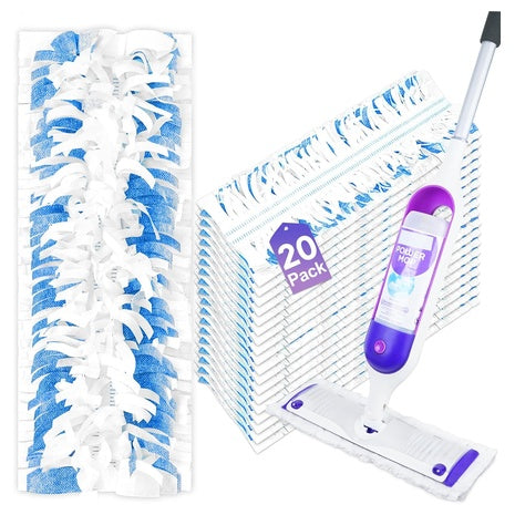 20 Disposable Mop Pads for Swiffer Power Mops