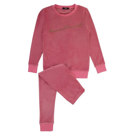 Girls' Velour Pajama Set