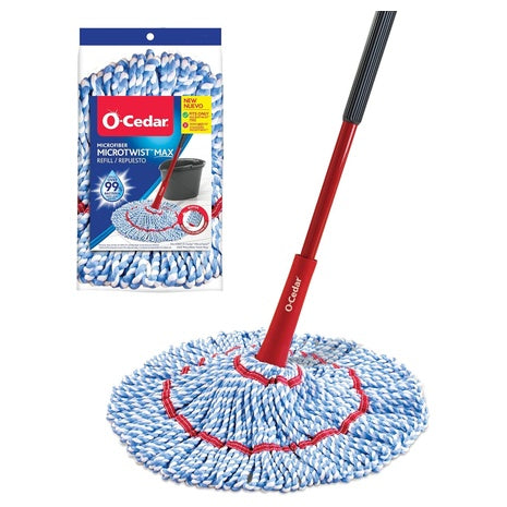 O-Cedar MicroTwist MAX Mop with Extra Refill