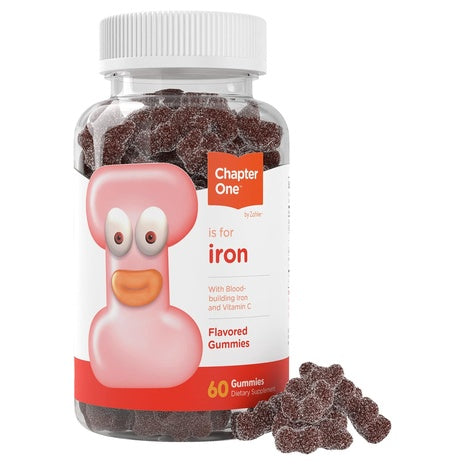 60 Zahler Chapter One Iron Gummies for Adults & Kids