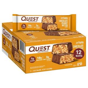 24 Quest Crispy Chocolate Peanut Butter Hero Bars (OU-D)