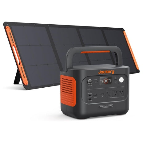 Jackery Explorer 1000v2 Portable Power Station + 200W Solar Panel