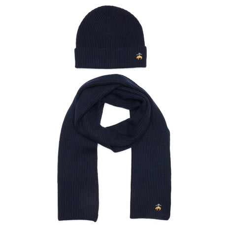 Wool Blend Beanie & Scarf Set