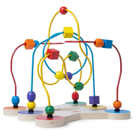 Melissa & Doug Classic Bead Maze - Wooden Educational Toy Wooden Bead Maze Toy