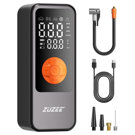 Zuzee Portable Tire Inflator 150 PSI Digital Air Compressor
