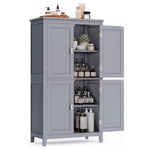 Freestanding Storage Unit with 4 Doors