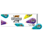 12 BIC Wite-Out Mini Correction Tapes